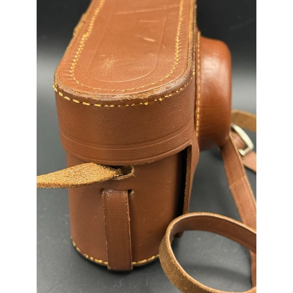 Vintage Argus C3 Leather Camera Case Ever Ready Adjust Shoulder Strap MCM GUC